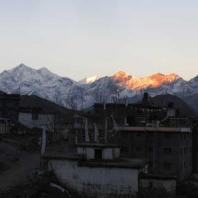 Mountain view from Muktinath Temple